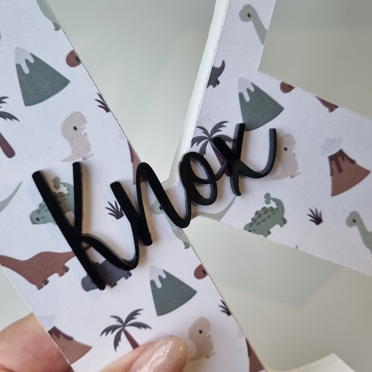 20cm FREESTANDING LETTER - DINO STOMP