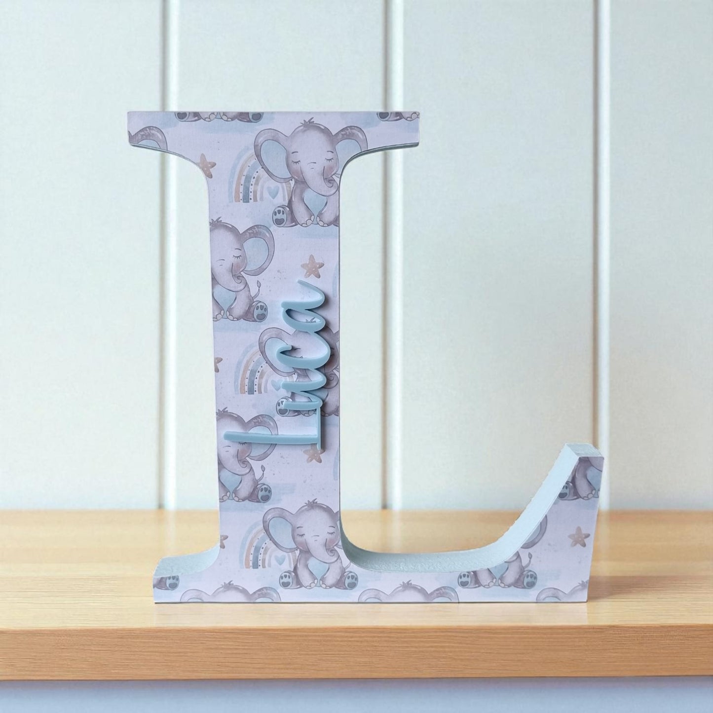 20cm FREESTANDING LETTER - ELEPHANT BABY