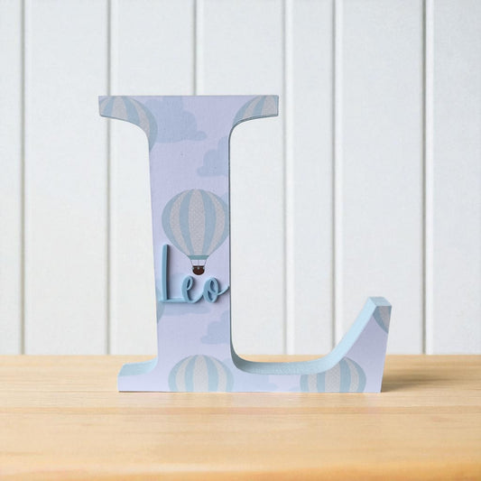 20cm FREESTANDING LETTER - HOT AIR BALLOONS