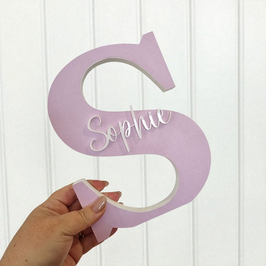 20cm FREESTANDING LETTER - ICE CREAM SUNDAE
