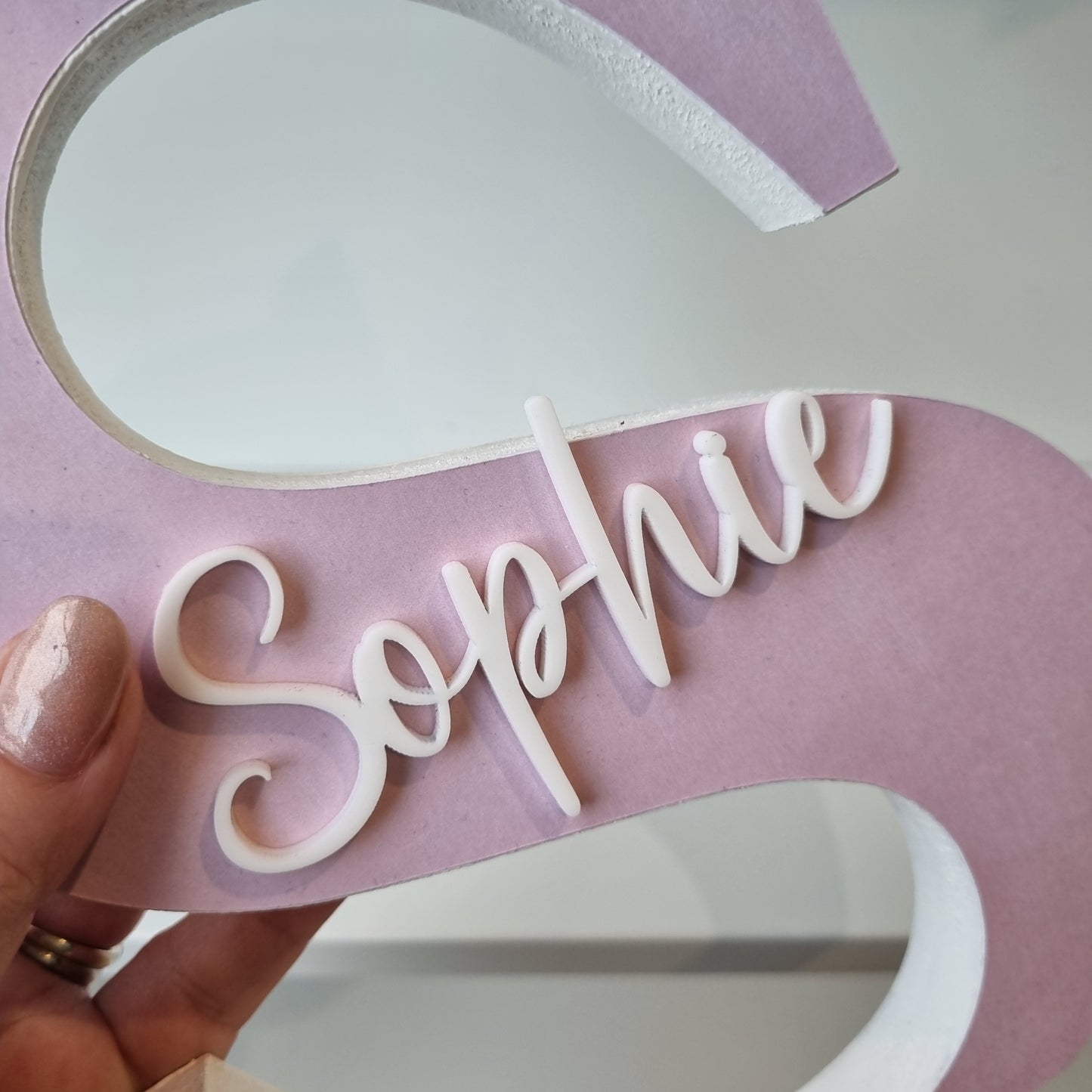 20cm FREESTANDING LETTER - ICE CREAM SUNDAE