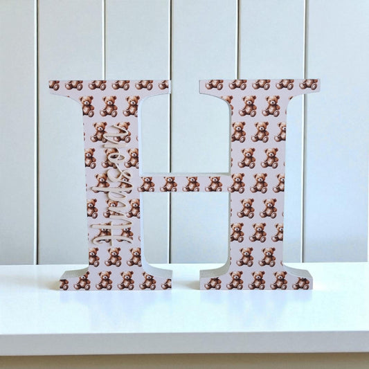 20cm FREESTANDING LETTER - LITTLE BEARS