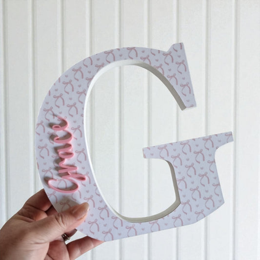 20cm FREESTANDING LETTER - SO BOWTIFUL