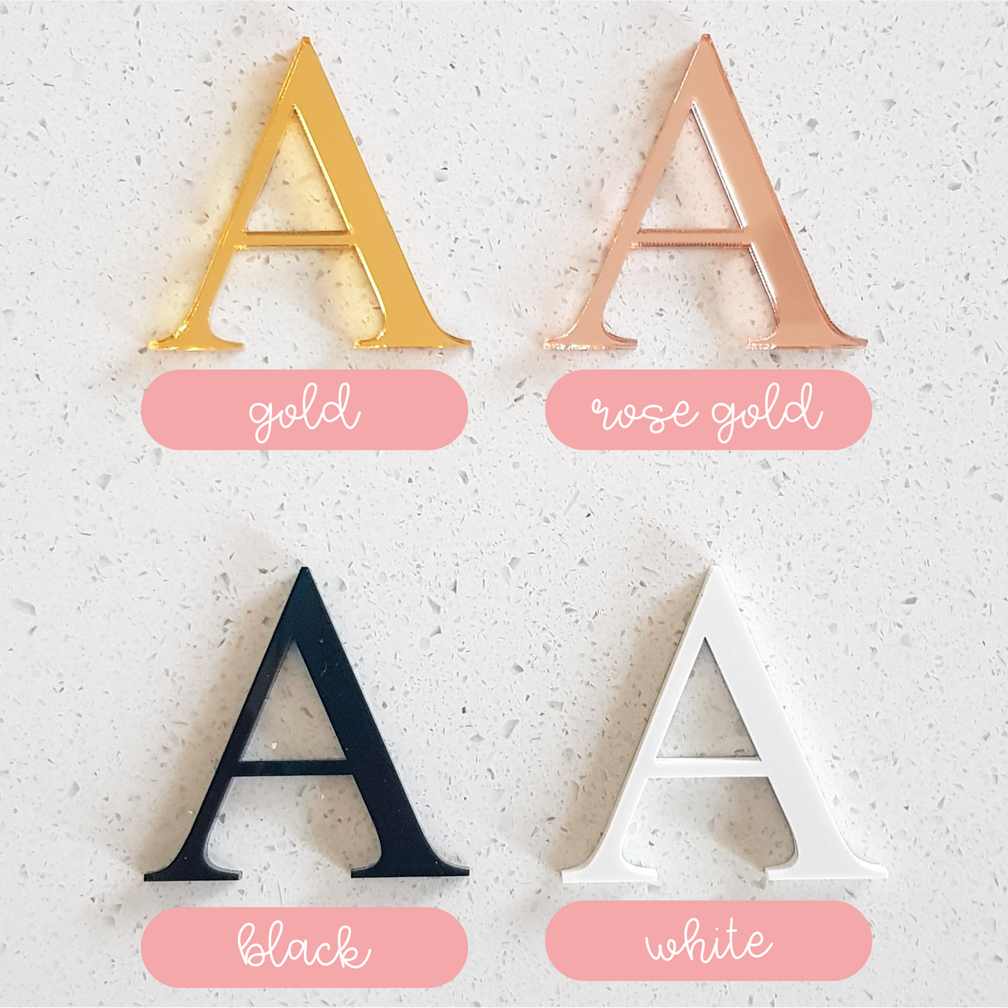 DIY CRAFT KIT - PERSONALISED NAME BLOCKS (3 letter name)