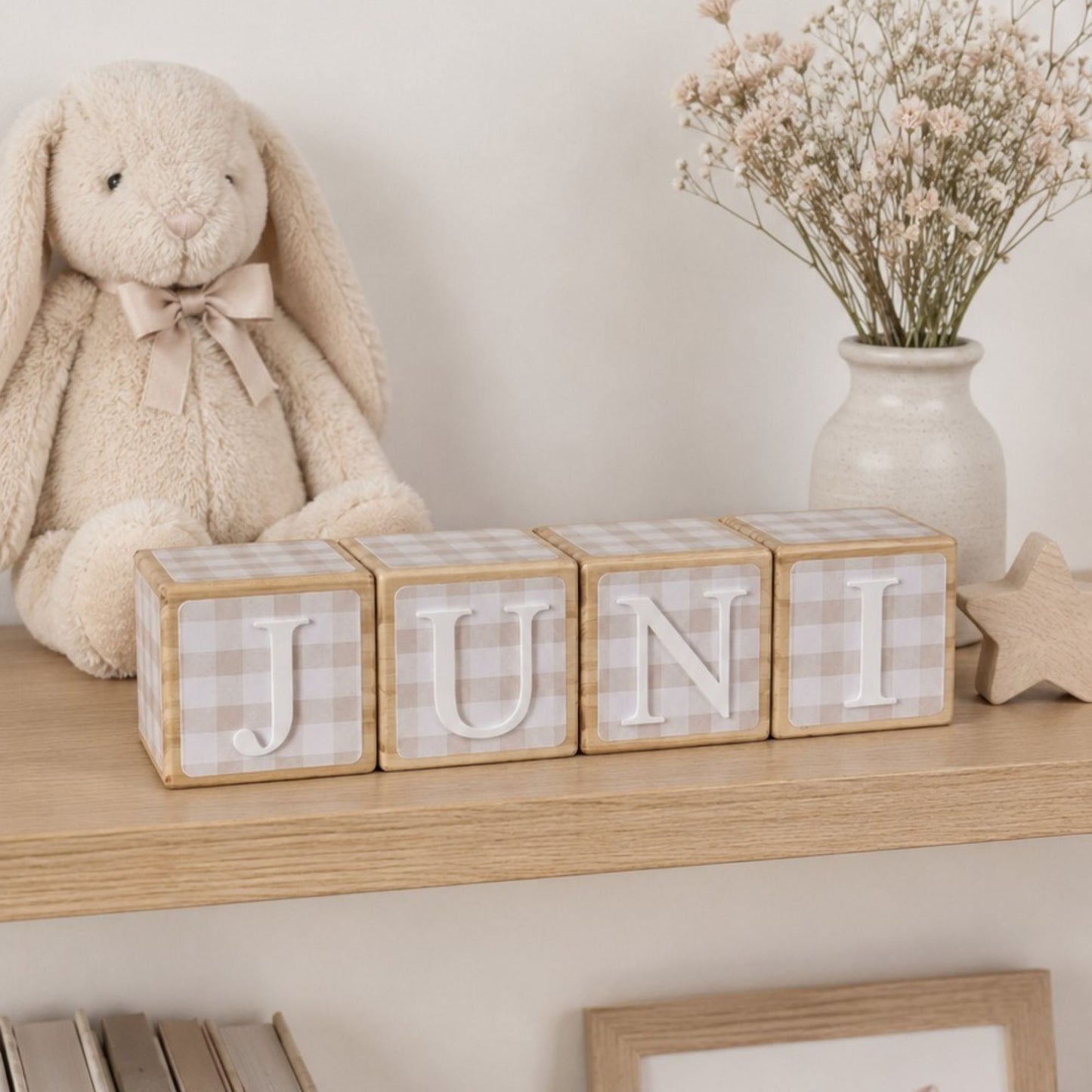 NAME BLOCKS - GINGHAM LANE