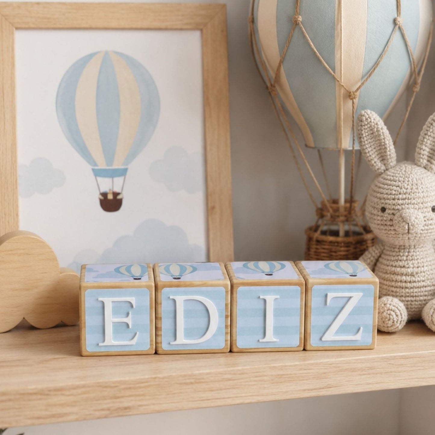 NAME BLOCKS - HOT AIR BALLOONS