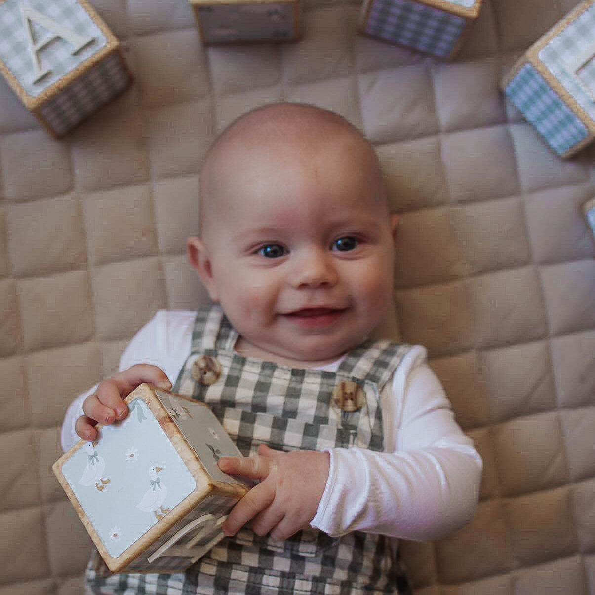 NAME BLOCKS - LITTLE GOOSE (SAGE)
