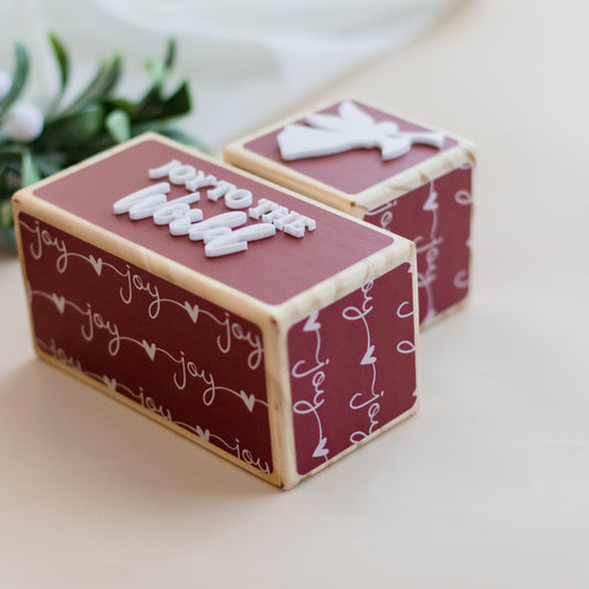 JOY TO THE WORLD SET - WHITE
