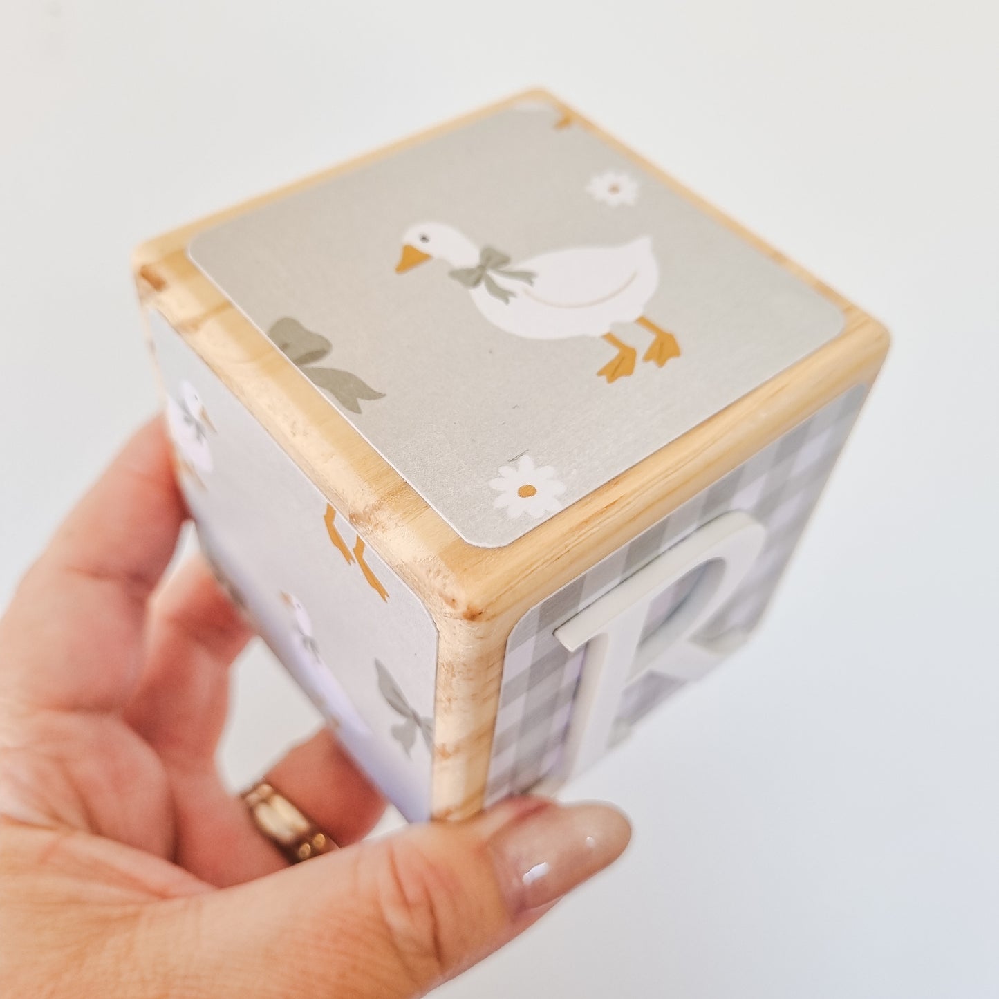 NAME BLOCKS - LITTLE GOOSE (SAGE)