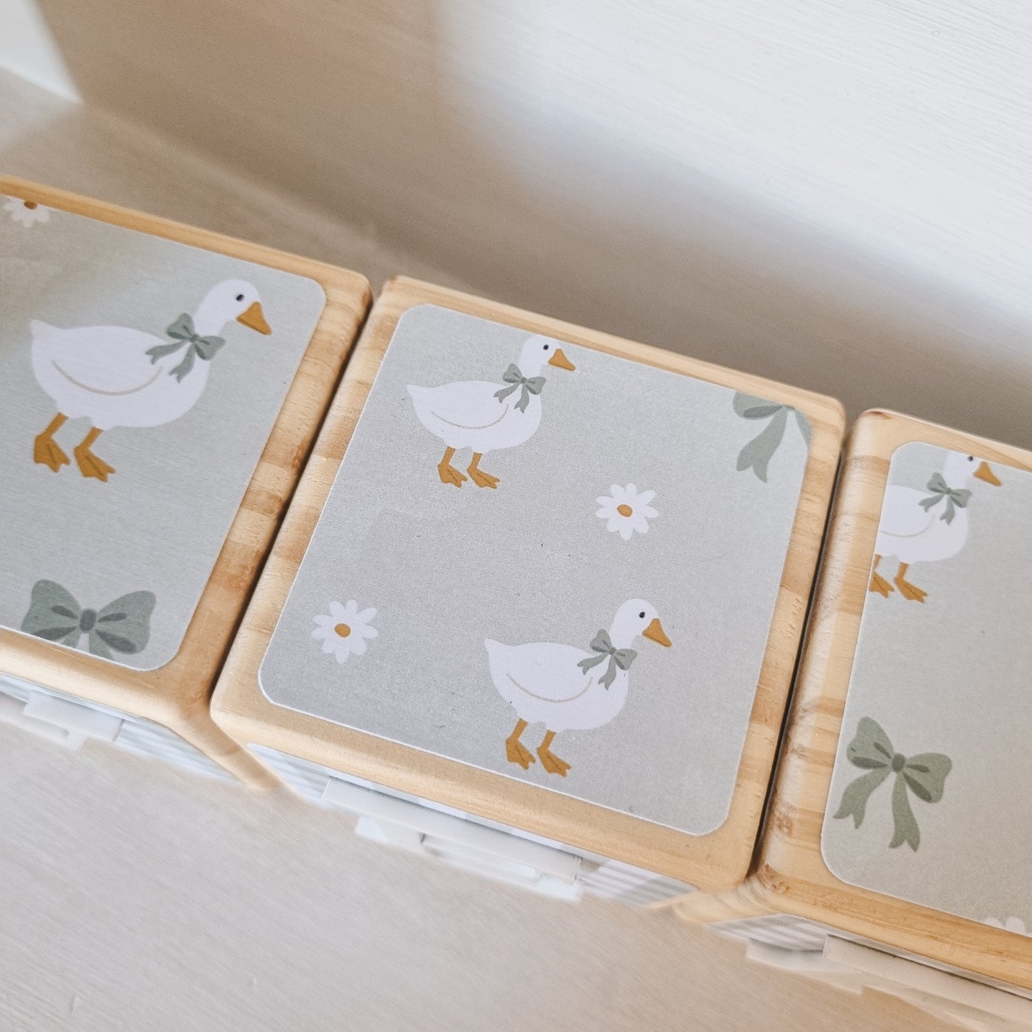 NAME BLOCKS - LITTLE GOOSE (SAGE)