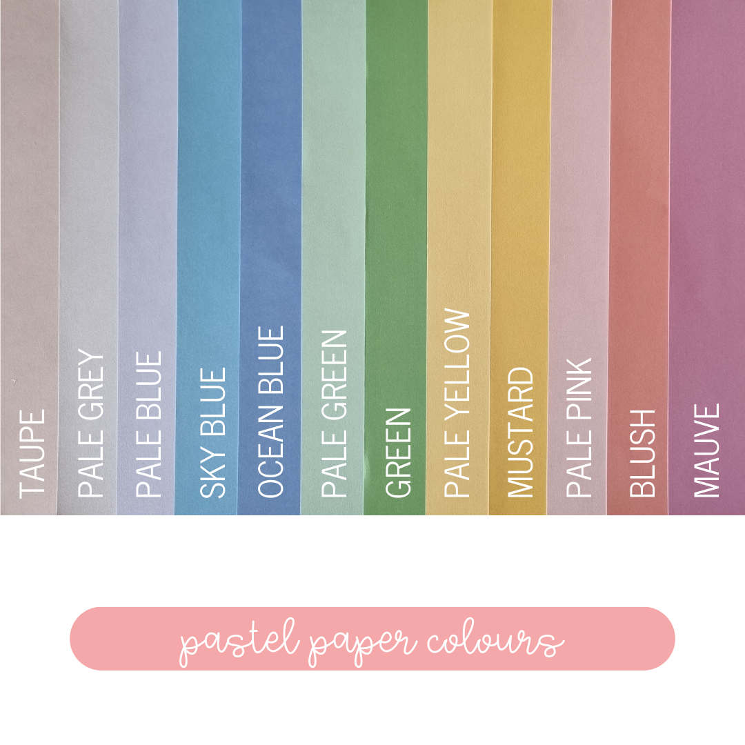 BIRTH BLOCKS - CHOOSE YOUR OWN COLOURS (PASTEL COLOURS)