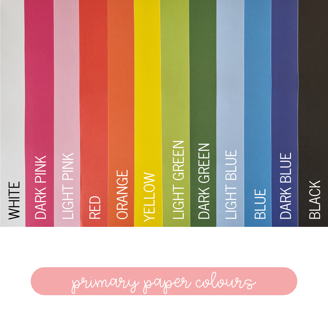 BIRTH BLOCKS - CHOOSE YOUR OWN COLOURS (PRIMARY COLOURS)