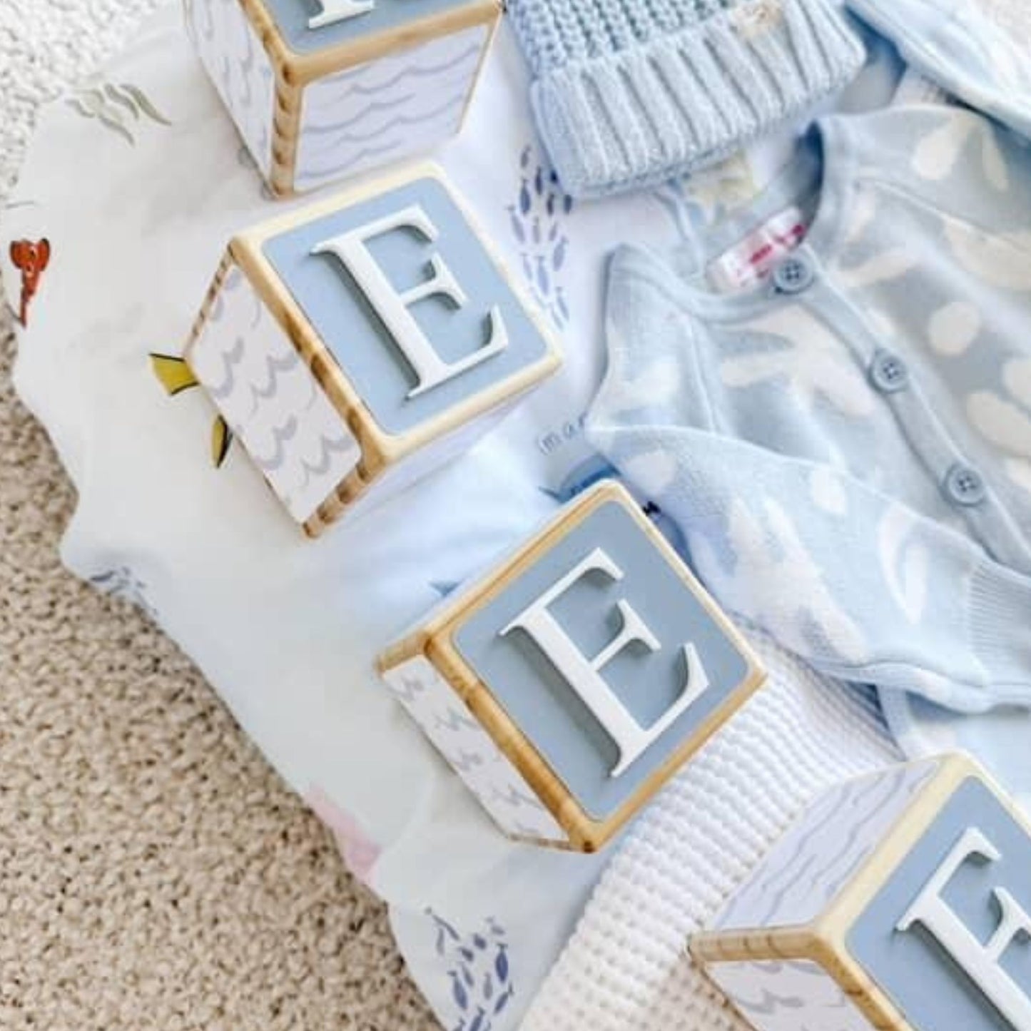 NAME BLOCKS - OCEAN WAVES