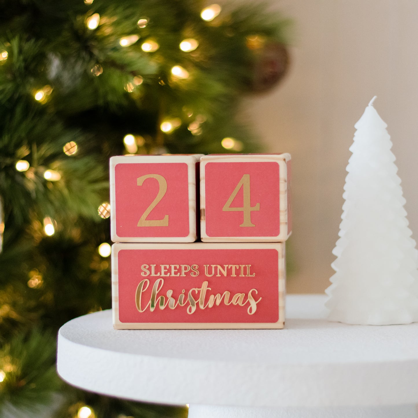 SLEEPS UNTIL CHRISTMAS COUNTDOWN SET (SANTA)