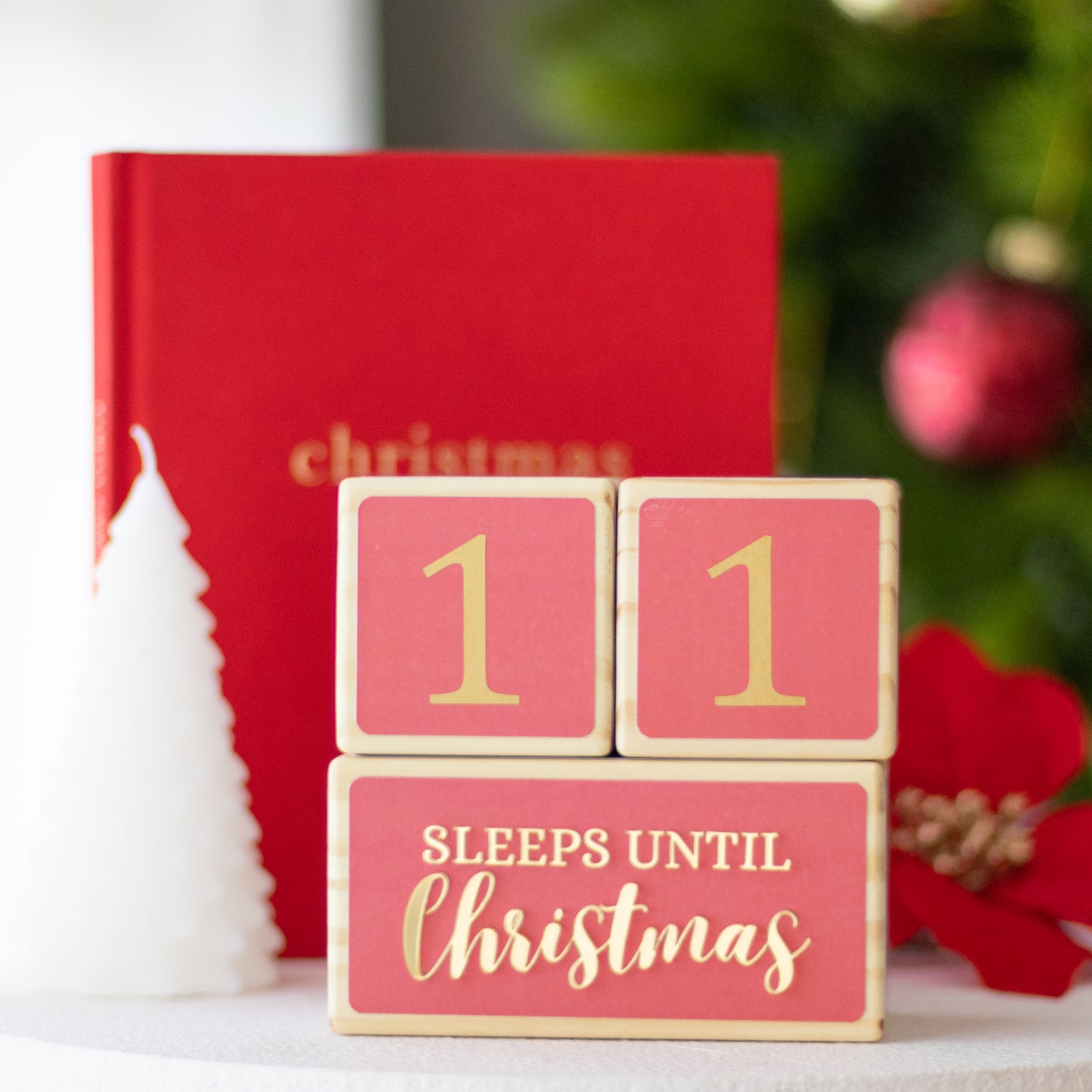 SLEEPS UNTIL CHRISTMAS COUNTDOWN SET (SANTA)