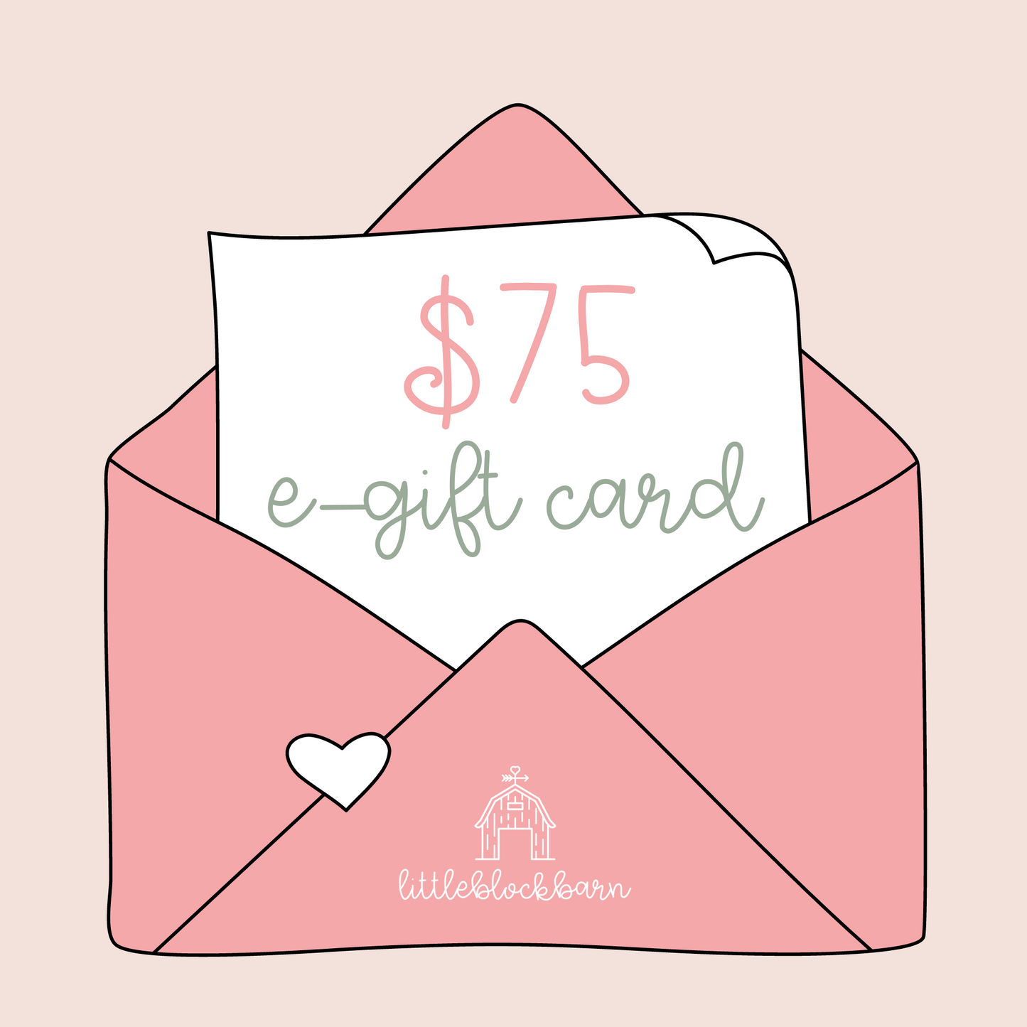 $75 e-GIFT CARD