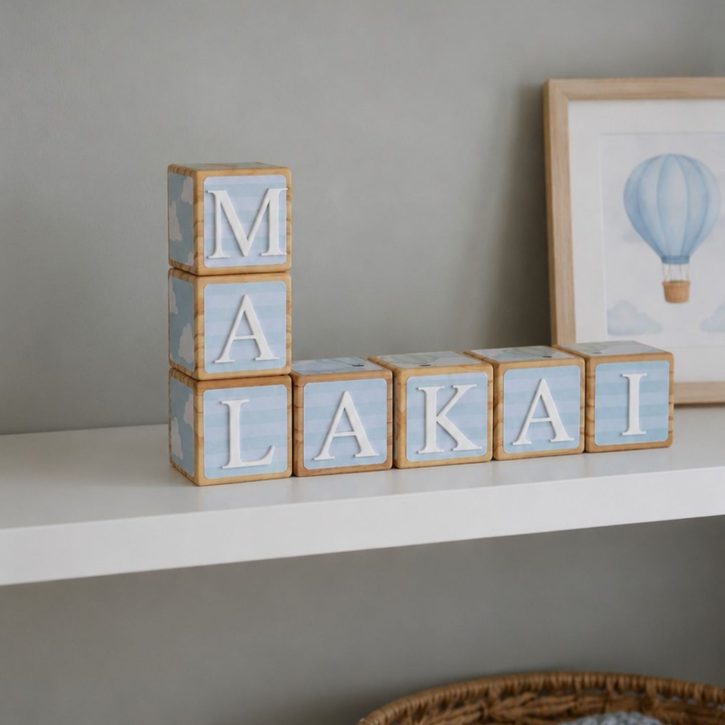 NAME BLOCKS - HOT AIR BALLOONS