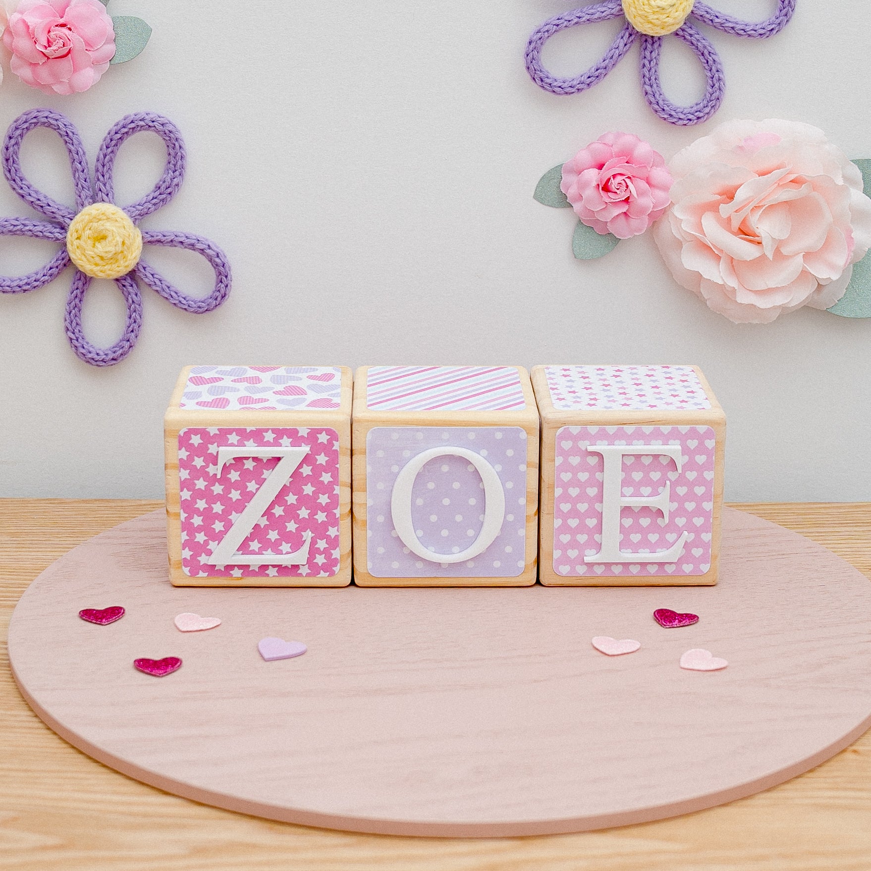 Name Block Mit NAME BLOCKS – Little Block Barn